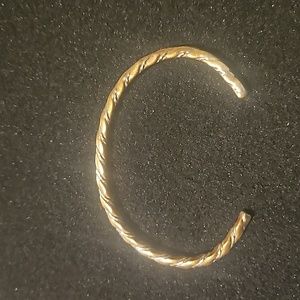 Brass and steel bracelet